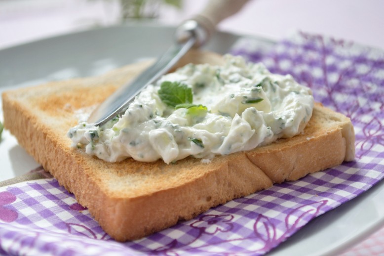 Frühlingszwiebel-Aufstrich