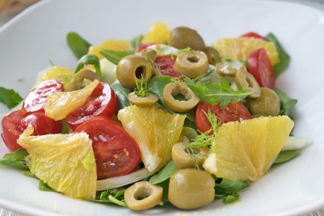 Rucola-Orangen-Fenchel Salat