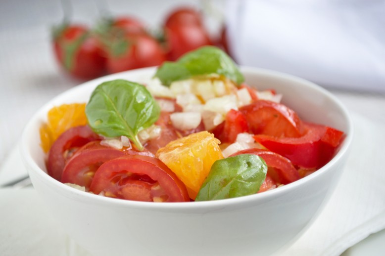Tomaten-Orangen-Salat