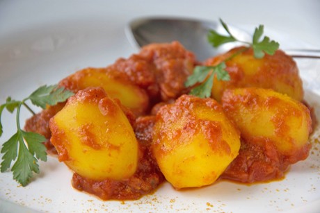 Kartoffeln auf indische Art