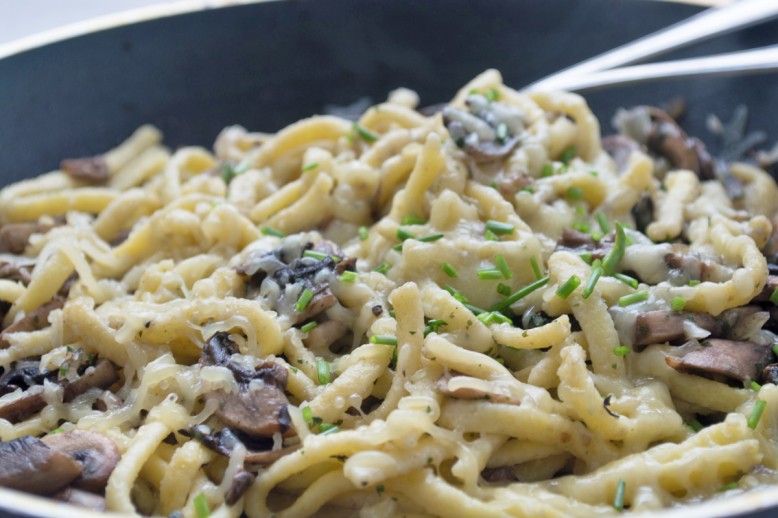 Champignonspätzle