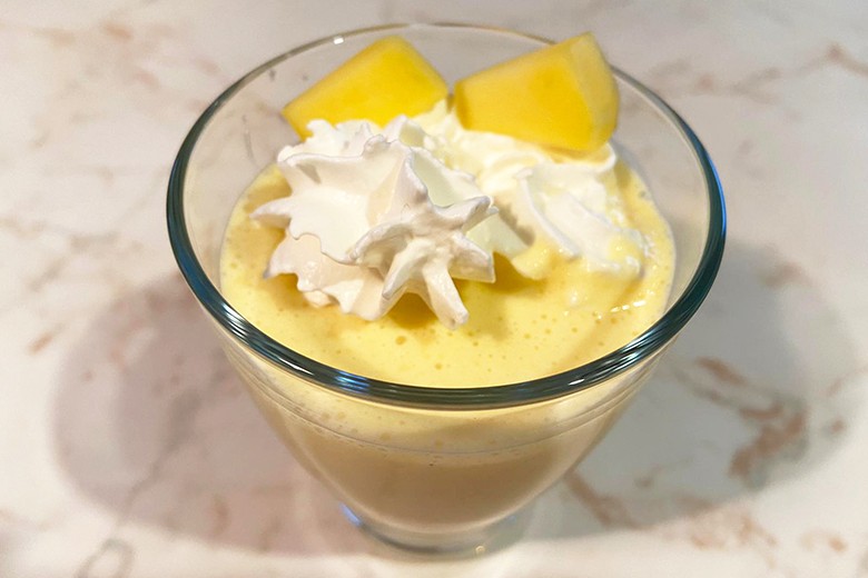 Karibisches Mango-Vanille-Mousse