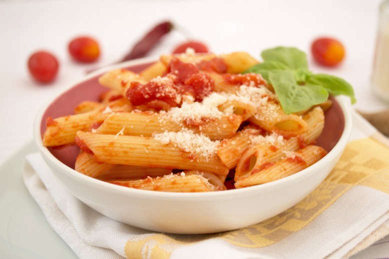 Feurige Tomaten-Penne