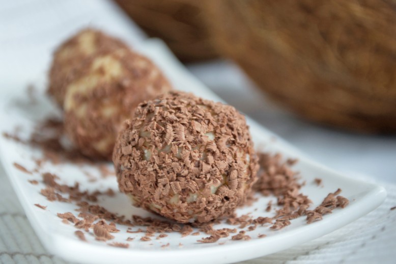Vegane Kokoskugeln
