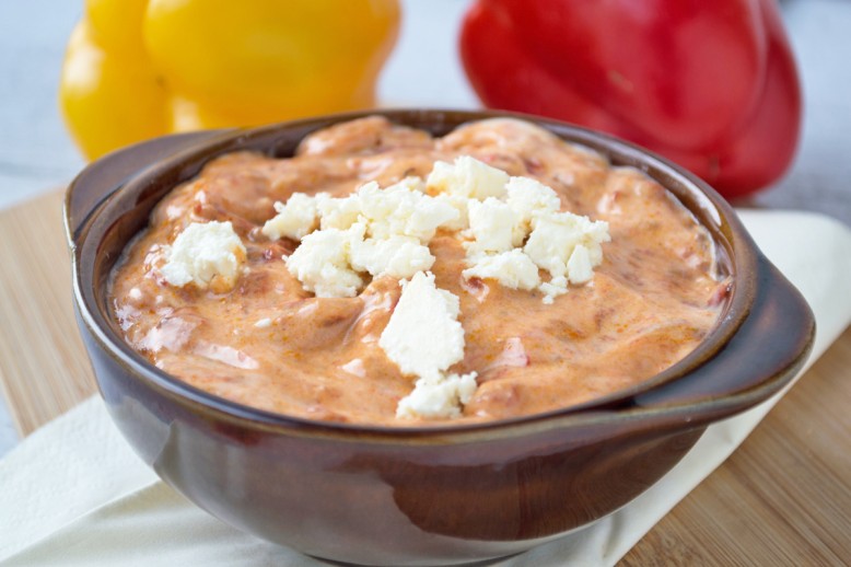 Schafkäse-Ajvar