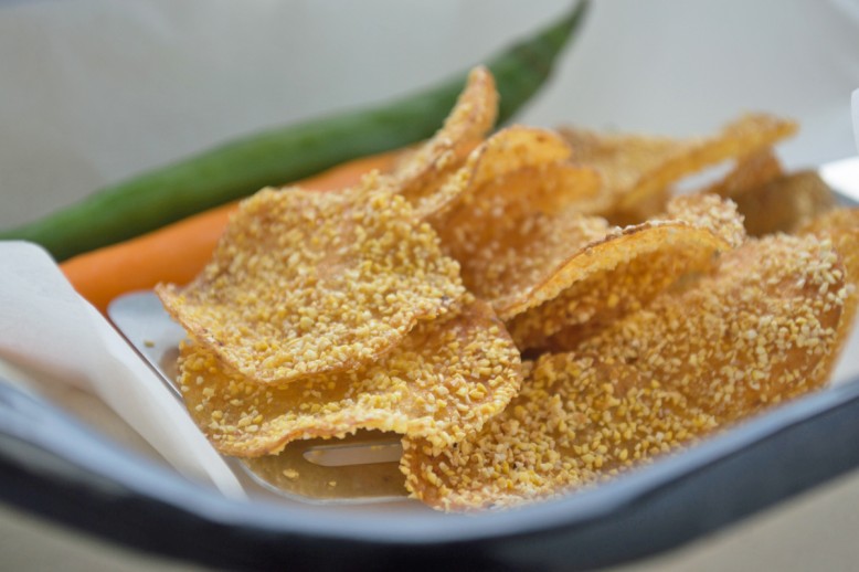 Scharfe Kartoffelchips