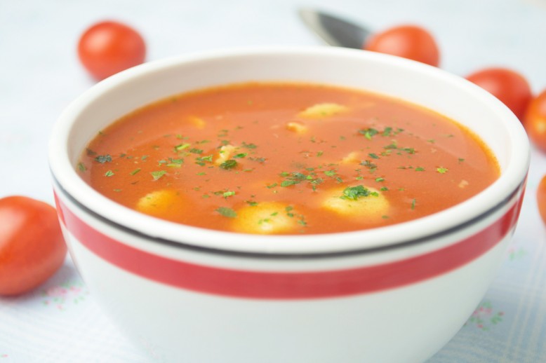 Paprika-Nudel-Suppe