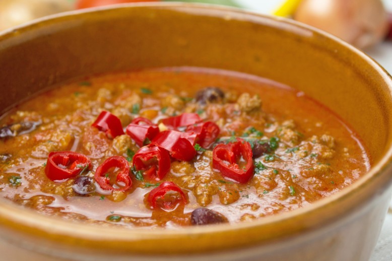 Zwiebeleintopf mit Chili