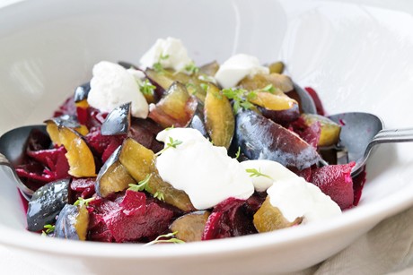 Rüben-Zwetschken-Salat
