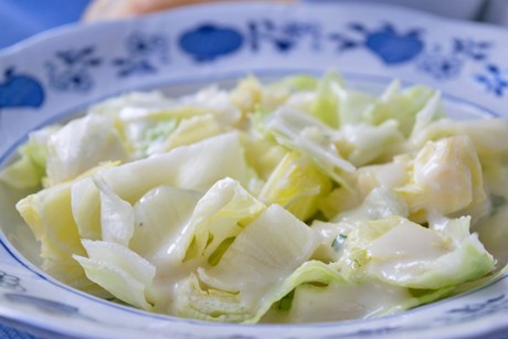 Wasabi Dressing mit Creme fraiche