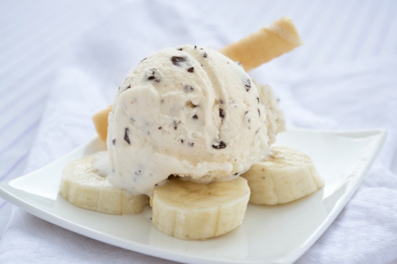 Banane-Schoko-Eis