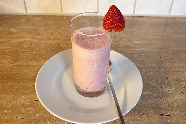 Erdbeermilch