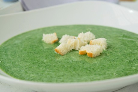 Spinatcremsuppe