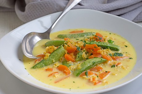 Karotten-Linsen-Suppe