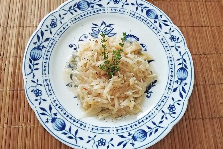 Gedünstete Weiße Rüben mit Thymian