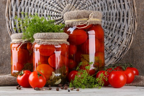 Eingelegte Tomaten
