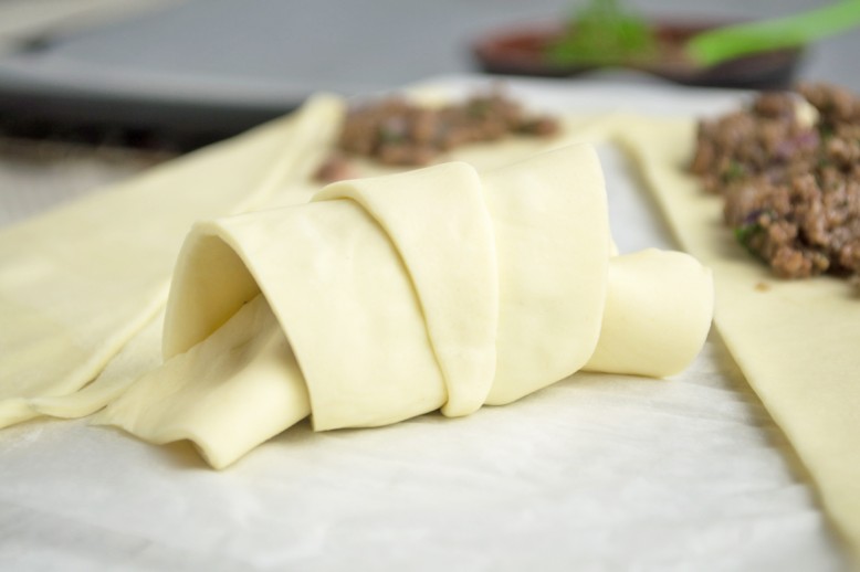 Kipferl mit pikanter Füllung