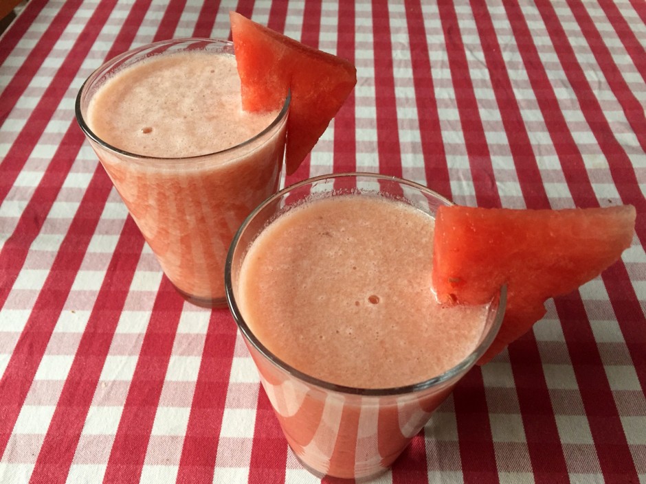 Wassermelonen-Apfel-Smoothie