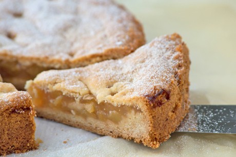 Apfelkuchen mit Sekt