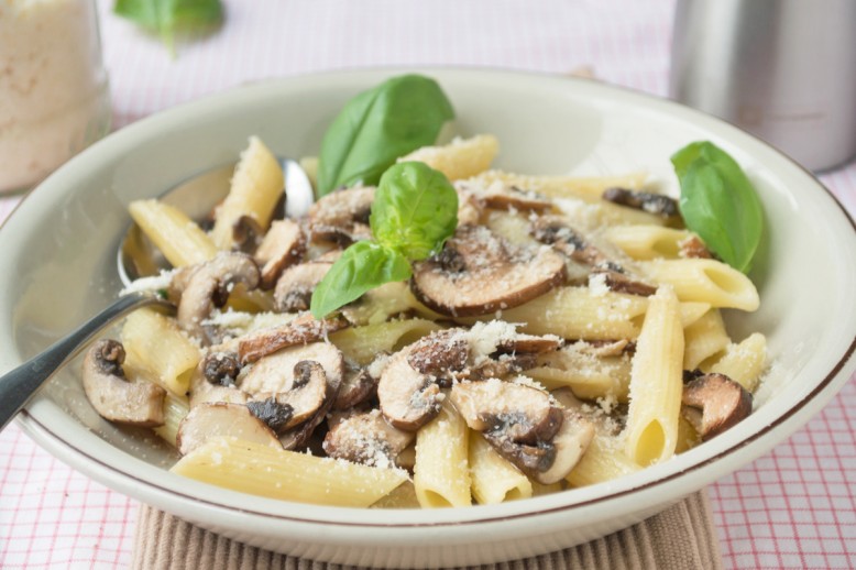 Penne mit Champignons