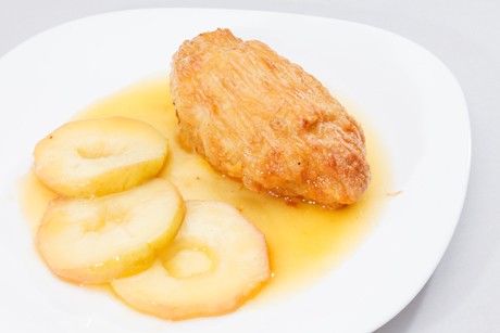 Huhn in Apfelsauce