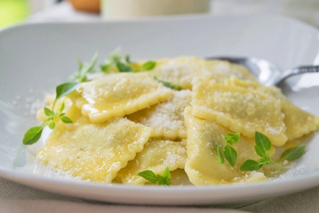 Kürbis Ravioli