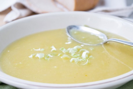 Schnelle Lauchsuppe