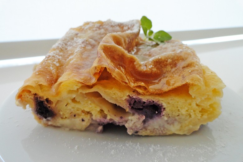 Zwetschken-Topfenstrudel
