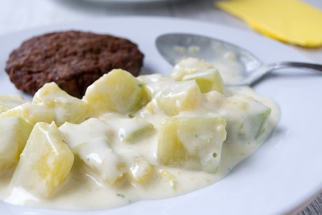 Gedünsteter Kürbis
