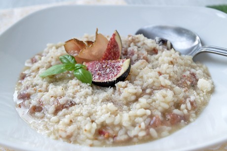 Risotto mit Feigen