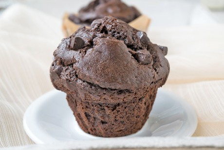 Vegane Schokolade-Erdnuss-Muffins