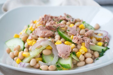 Thunfischsalat mit Bohnen