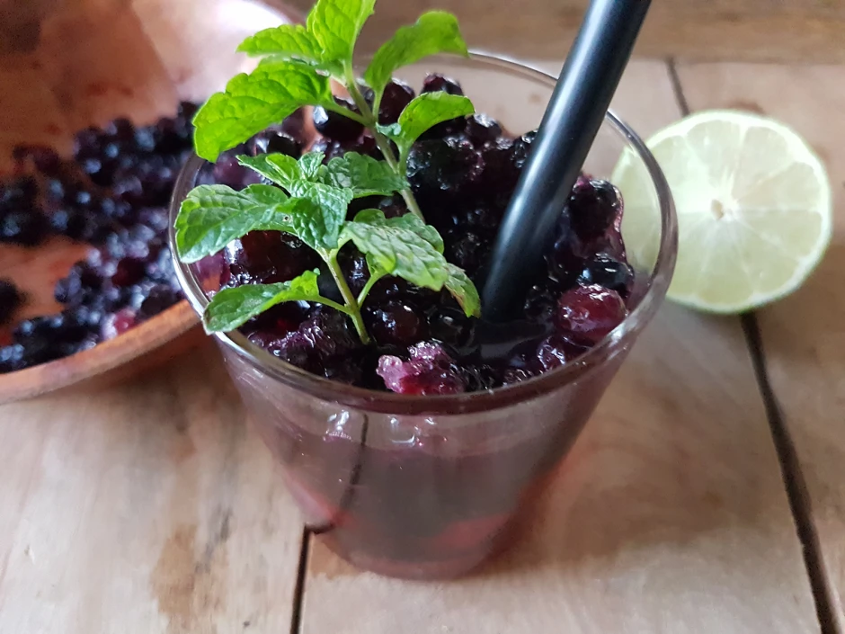 Heidelbeer Ice Drink