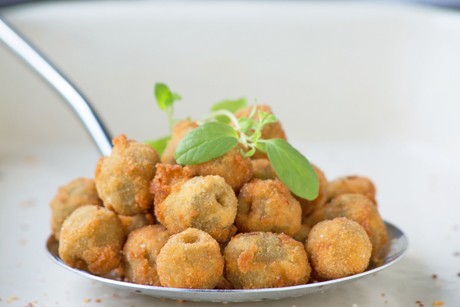 Frittierte Oliven