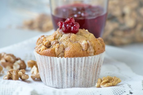 Preiselbeer-Muffins