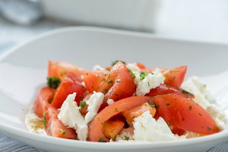 Tomatensalat mit Feta
