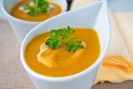 Linsen-Kürbis Suppe