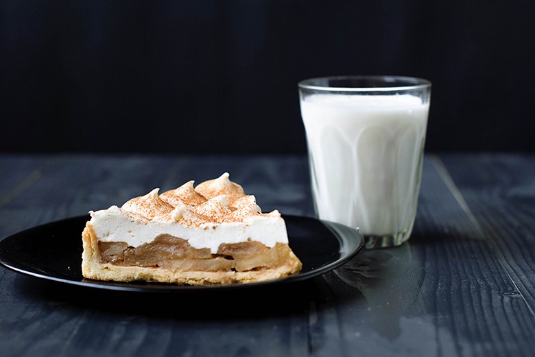 Baiser Birnenkuchen