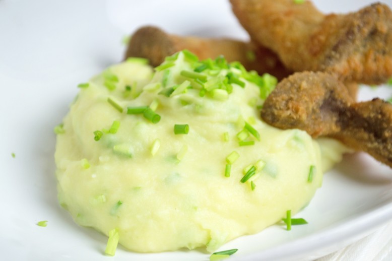 Kartoffelpüree mit Schnittlauch