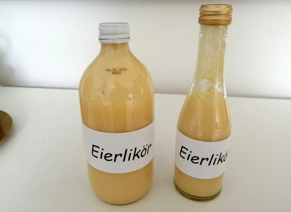 Schneller Eierlikör mit ganzen Eiern