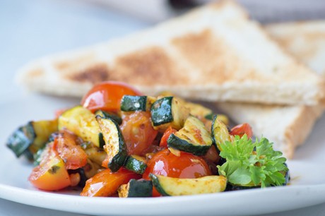 Gebratene Zucchini