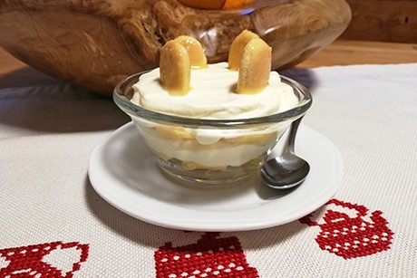 Eierlikör-Biskottencreme