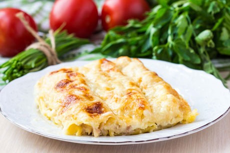 Champignon-Rindfleisch Cannelloni