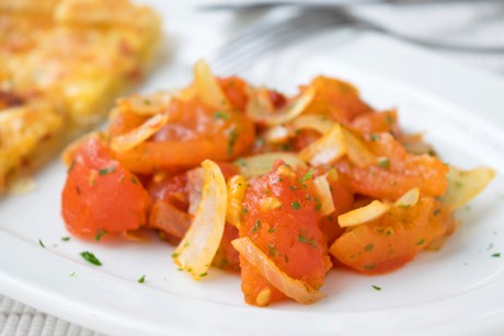 Gedünstete Tomaten