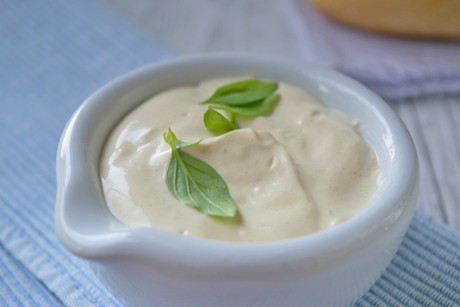 Gervaisdip mit Senf