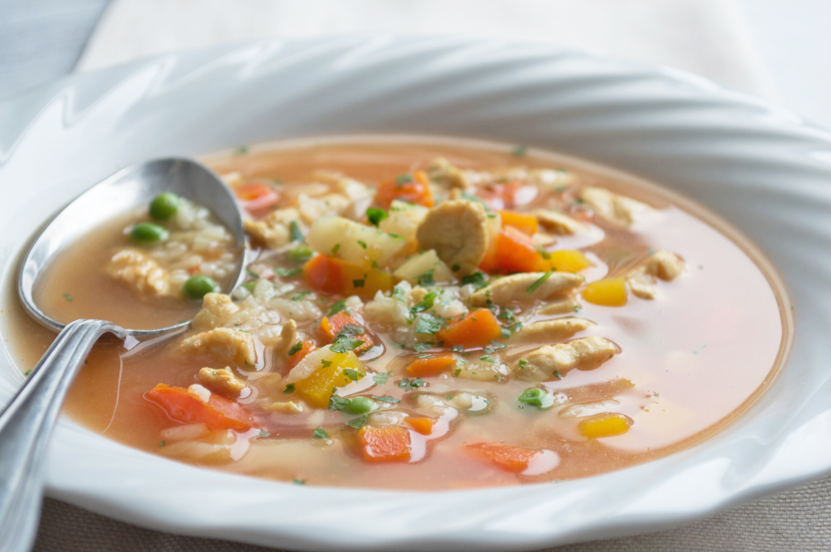 Hühnersuppentopf Rezept, Suppentopf Huhn Paprika Gutekueche Hühner