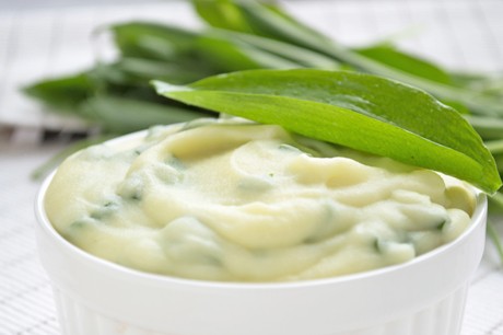 Kartoffelpüree mit Bärlauch