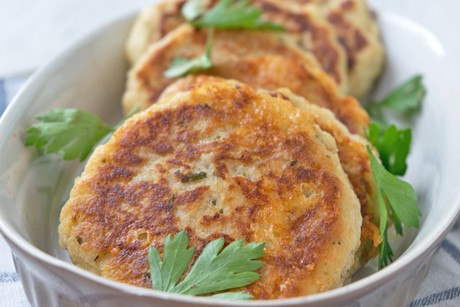 Gegrillte Bärlauchlaibchen
