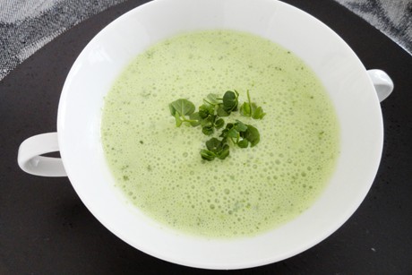Kalte Topfensuppe