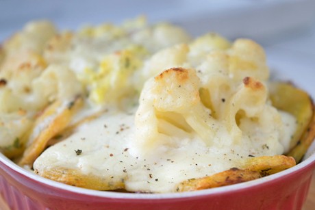 Karfiol-Gratin